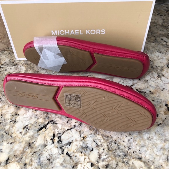 NIB Michael Kors Lillie Fulton Flats Berry SZ 9.5 - Picture 7 of 7